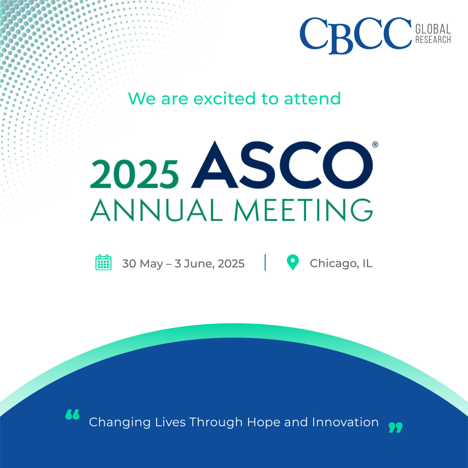 Join CBCC Global Research at #ASCO25