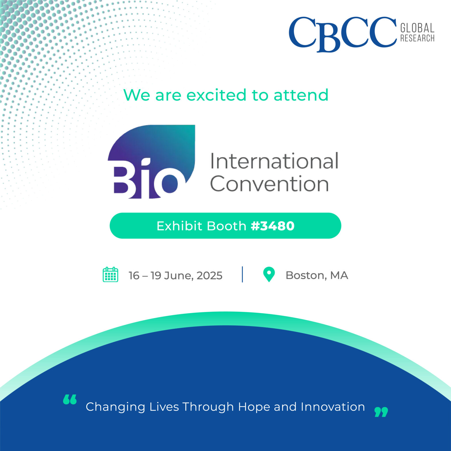 We’re Exhibiting at BIO 2025! Visit our booth #3480