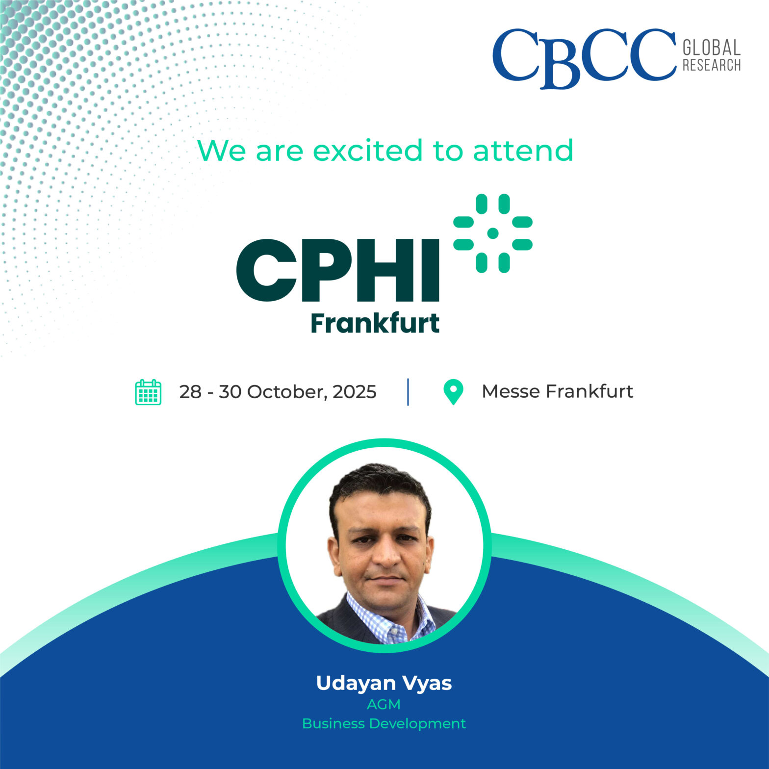 Join CBCC at CPHI Frankfurt 2025